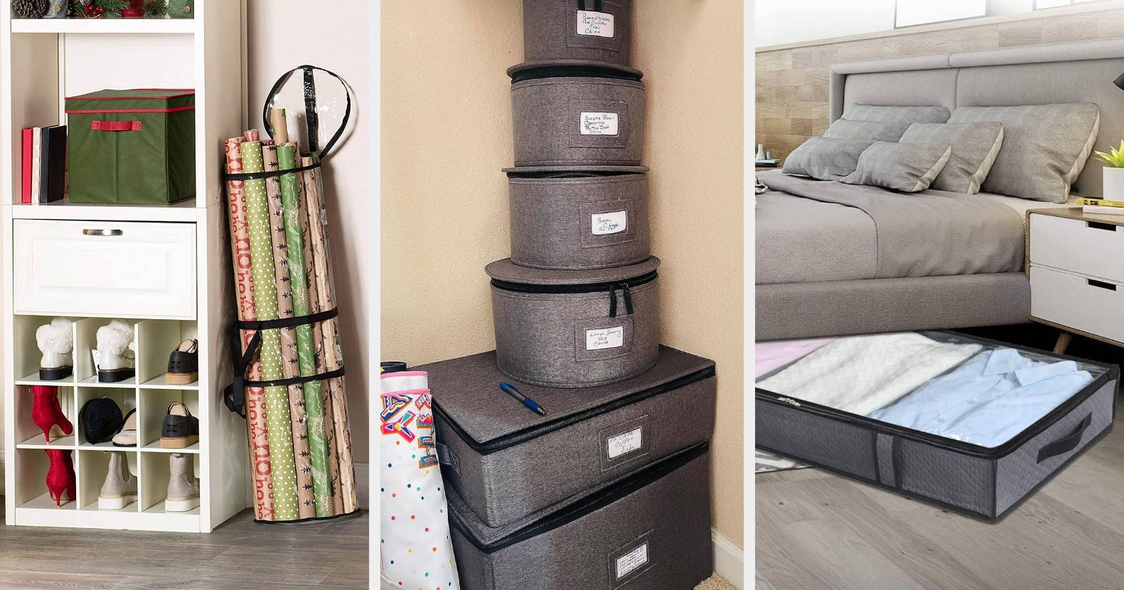 Kmart Australia shoppers go wild over a 'game changing' Christmas wrapping  paper storage box