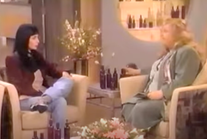 Cher and Lori on an infomercial