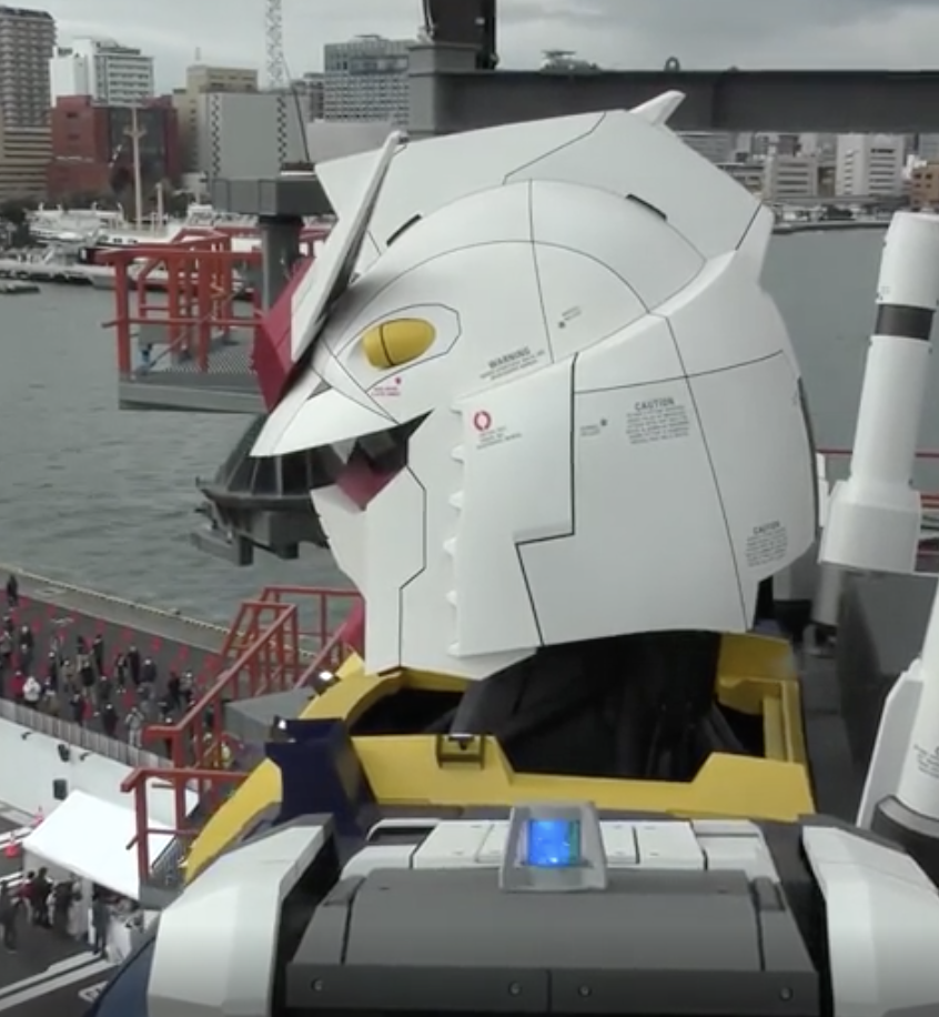 A Gundam in Japan