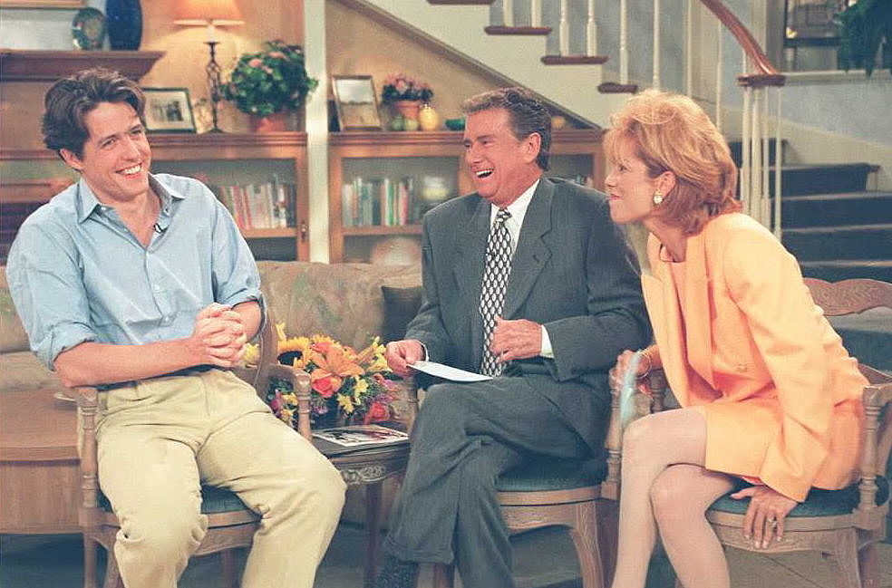 Hugh Grant on "Live with Regis and Kathie Lee"