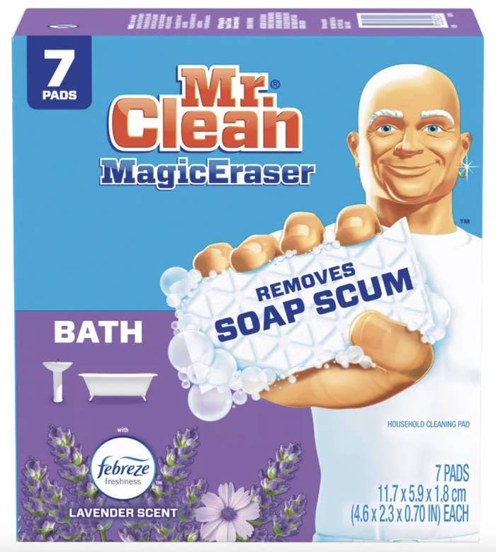 a package of Mr. Clean magic erasers