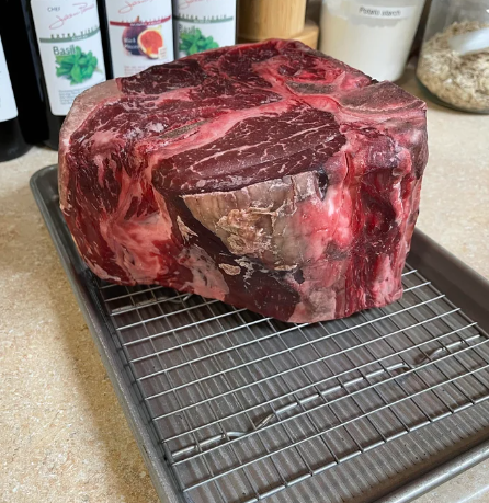 roast on the counter before cooking