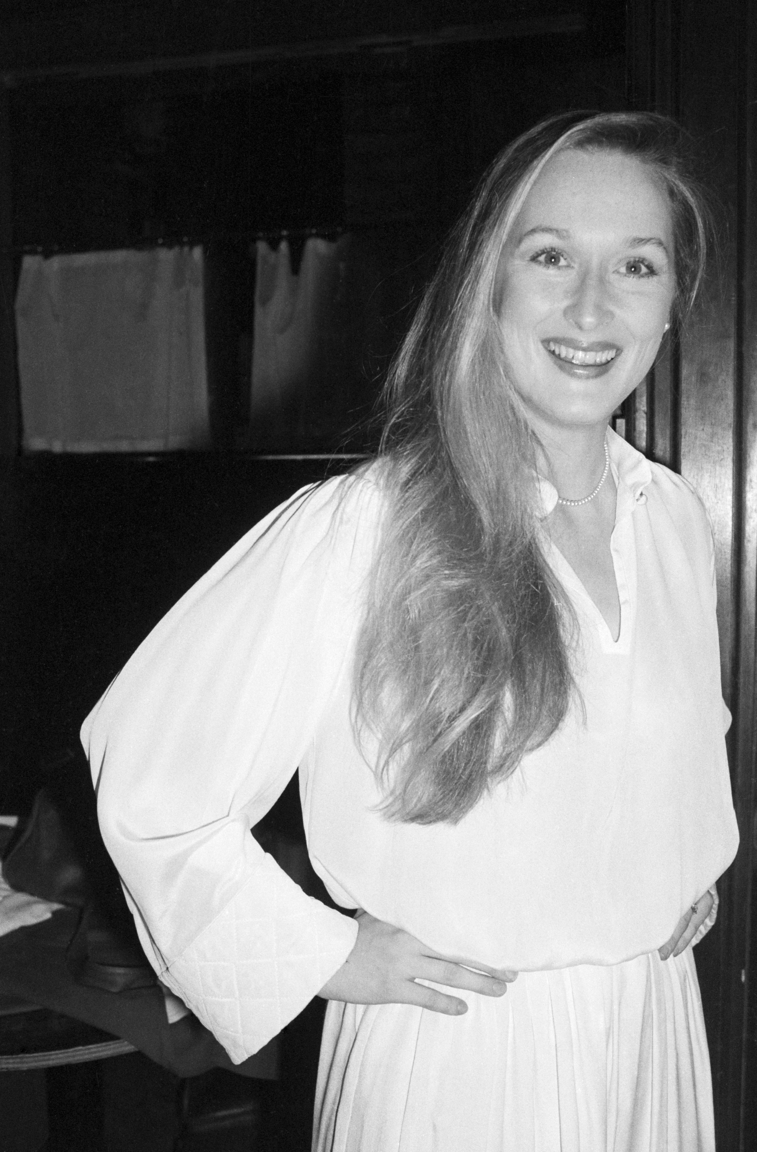Closeup of Meryl Streep