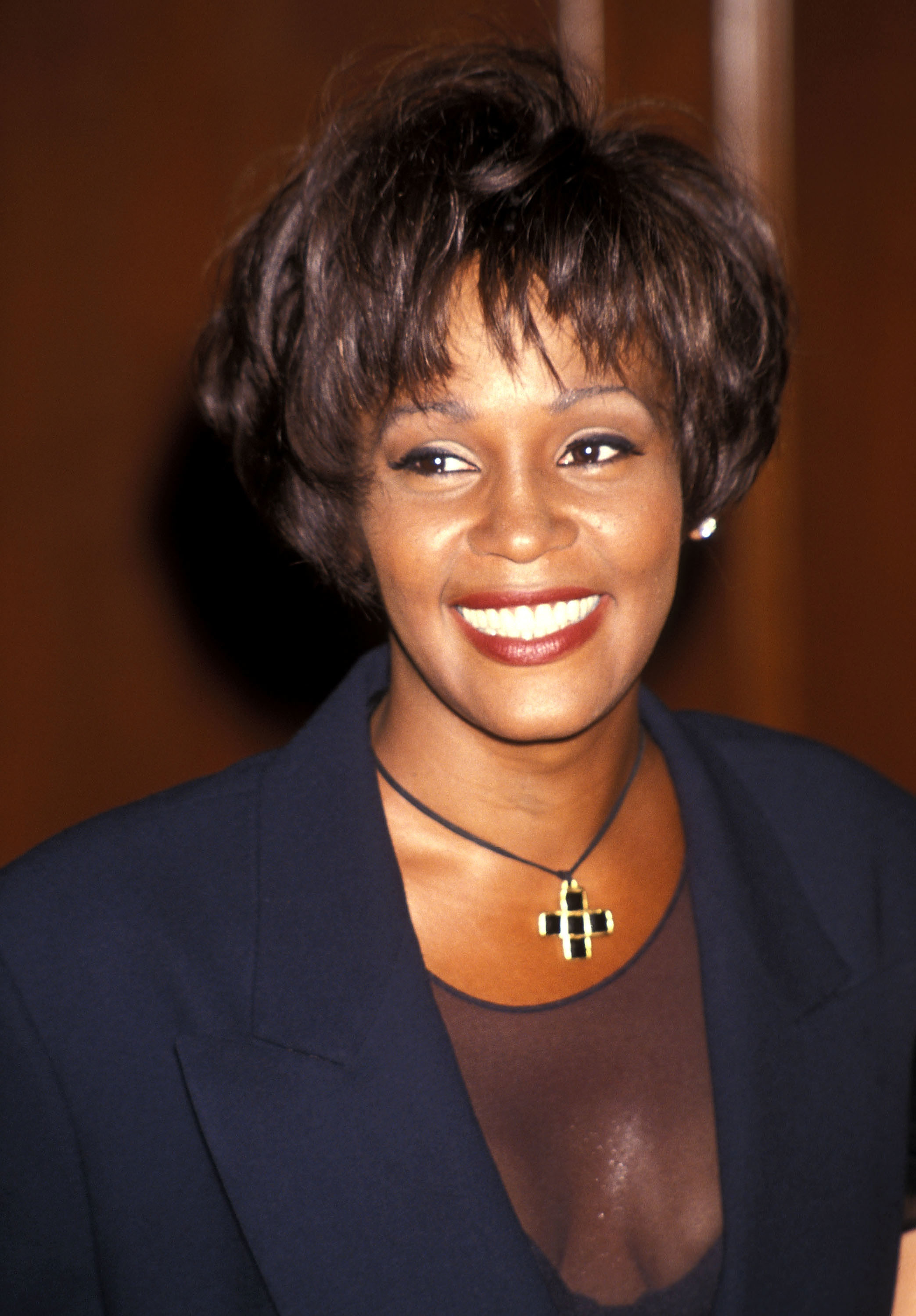 Closeup of Whitney Houston