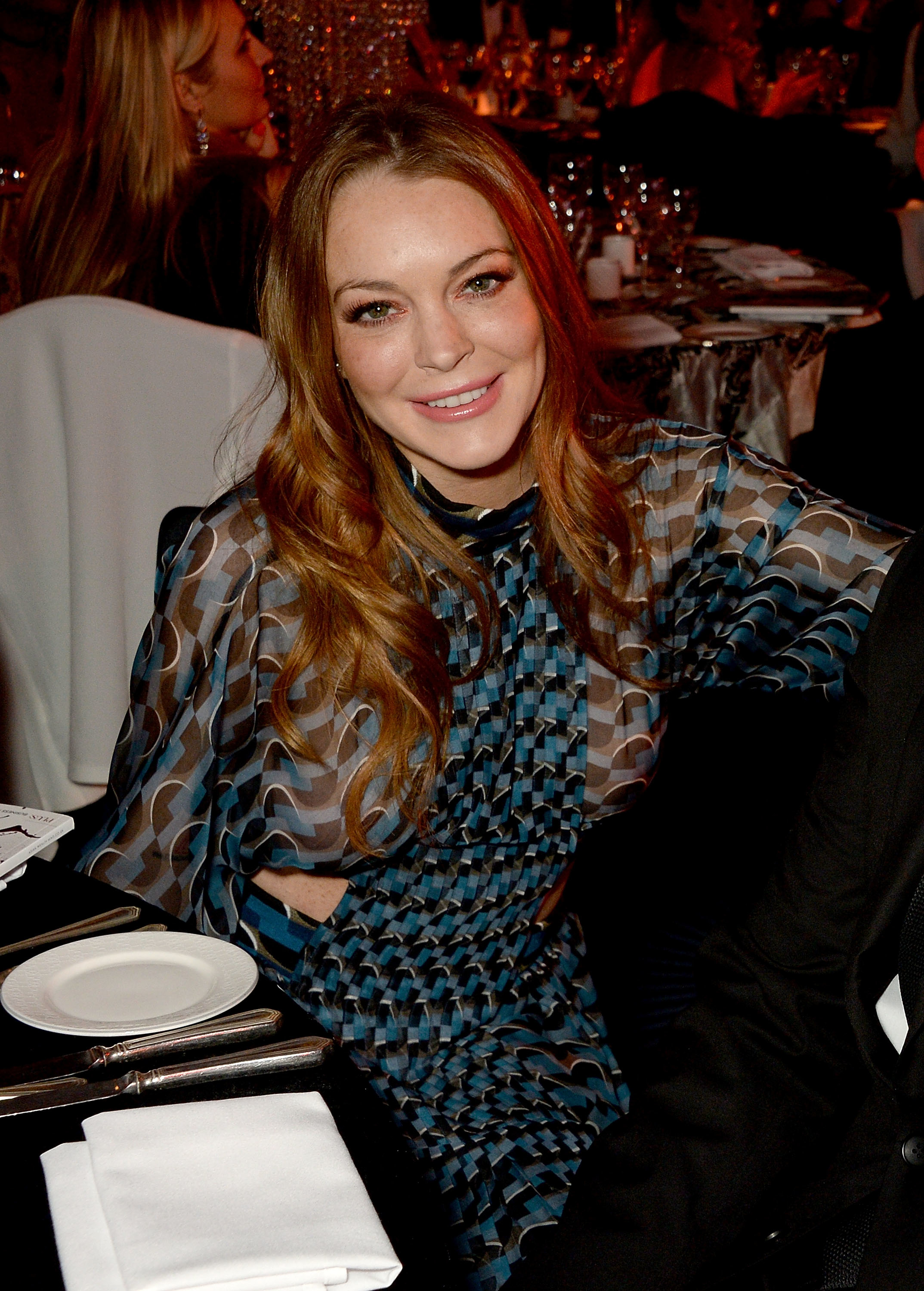 Closeup of Lindsay Lohan