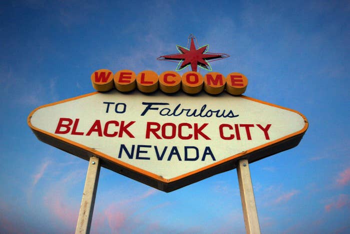 Black Rock City sign