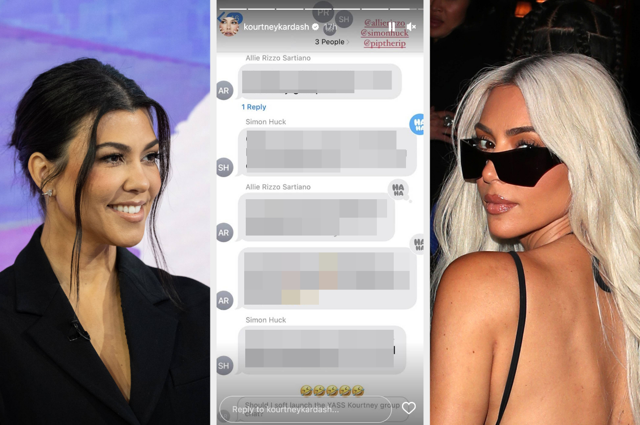 Kourtney Kardashian Posts Friends' Texts Denying 'Not Kourtney' Chat