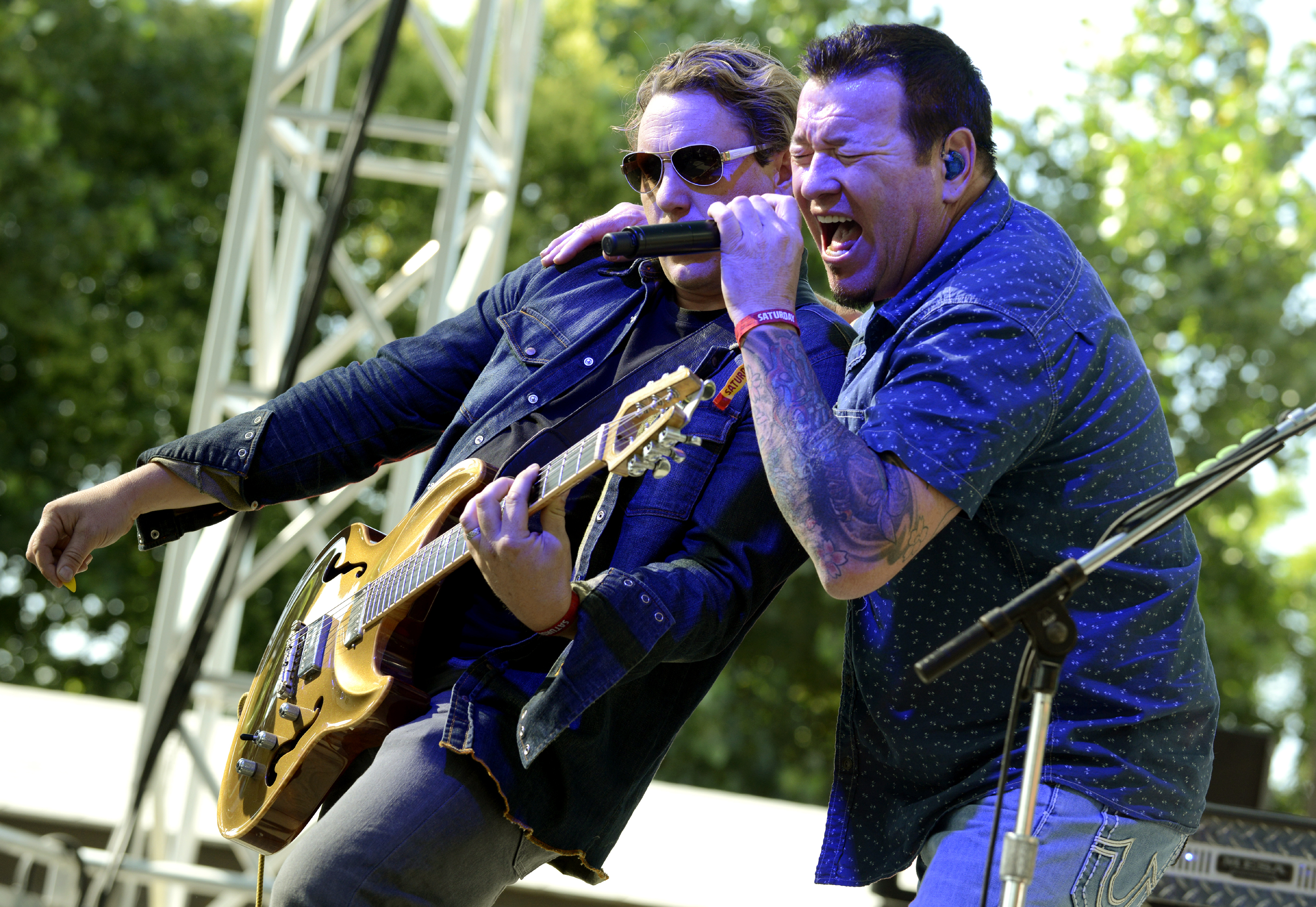Smash Mouth performing onstage