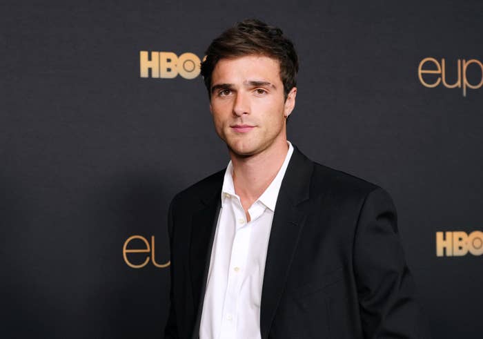 Jacob Elordi on the red carpet of a media event
