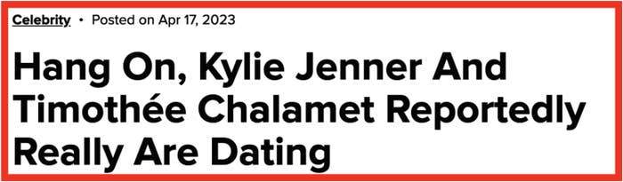 "Hang On, Kylie Jenner And Timothée Chalamet Reportedly Really Are Dating"