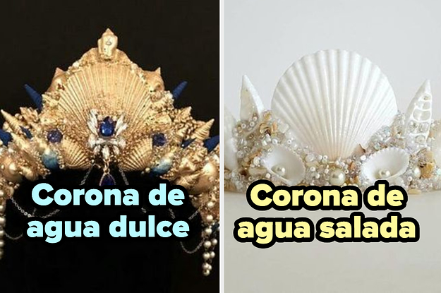 Elige entre estos objetos bonitos y te enseñaremos tu corona de sirena