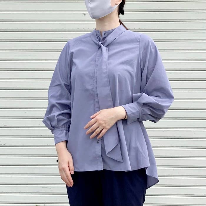 GLOBAL WORK(グローバルワーク)のオススメのトップス「2WAYボウタイシャツ/MATINEE LINE」