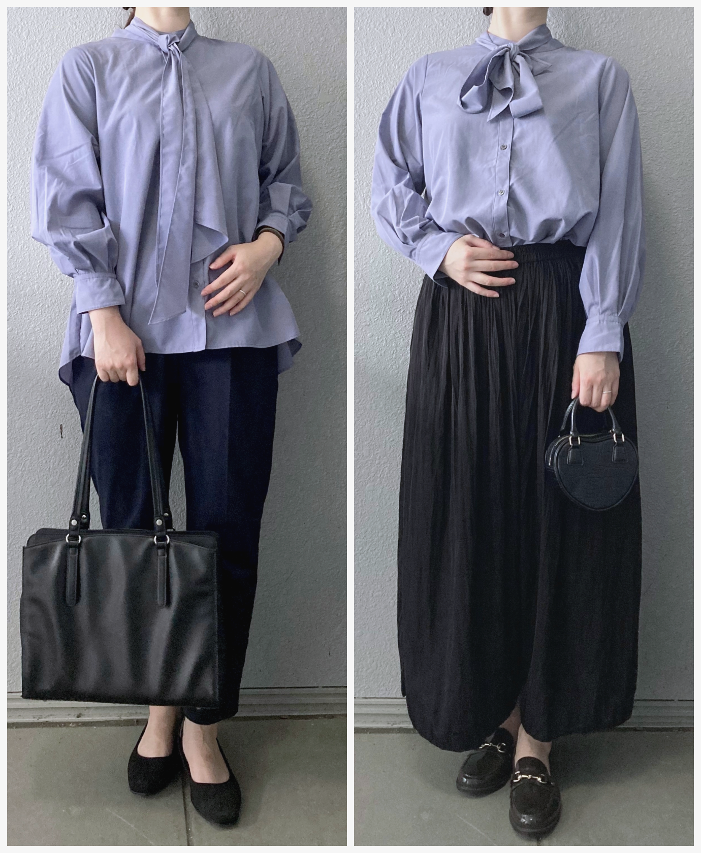 GLOBAL WORK(グローバルワーク)のオススメのトップス「2WAYボウタイシャツ/MATINEE LINE」のコーディネート