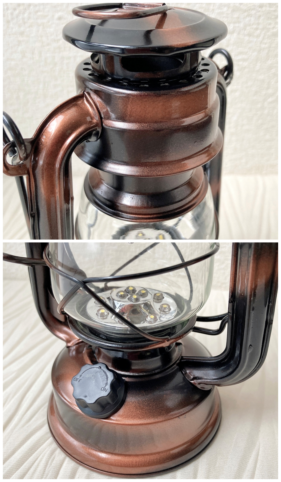 salut!(サリュ)のオススメのレトロ雑貨「アンティークLEDランタン」