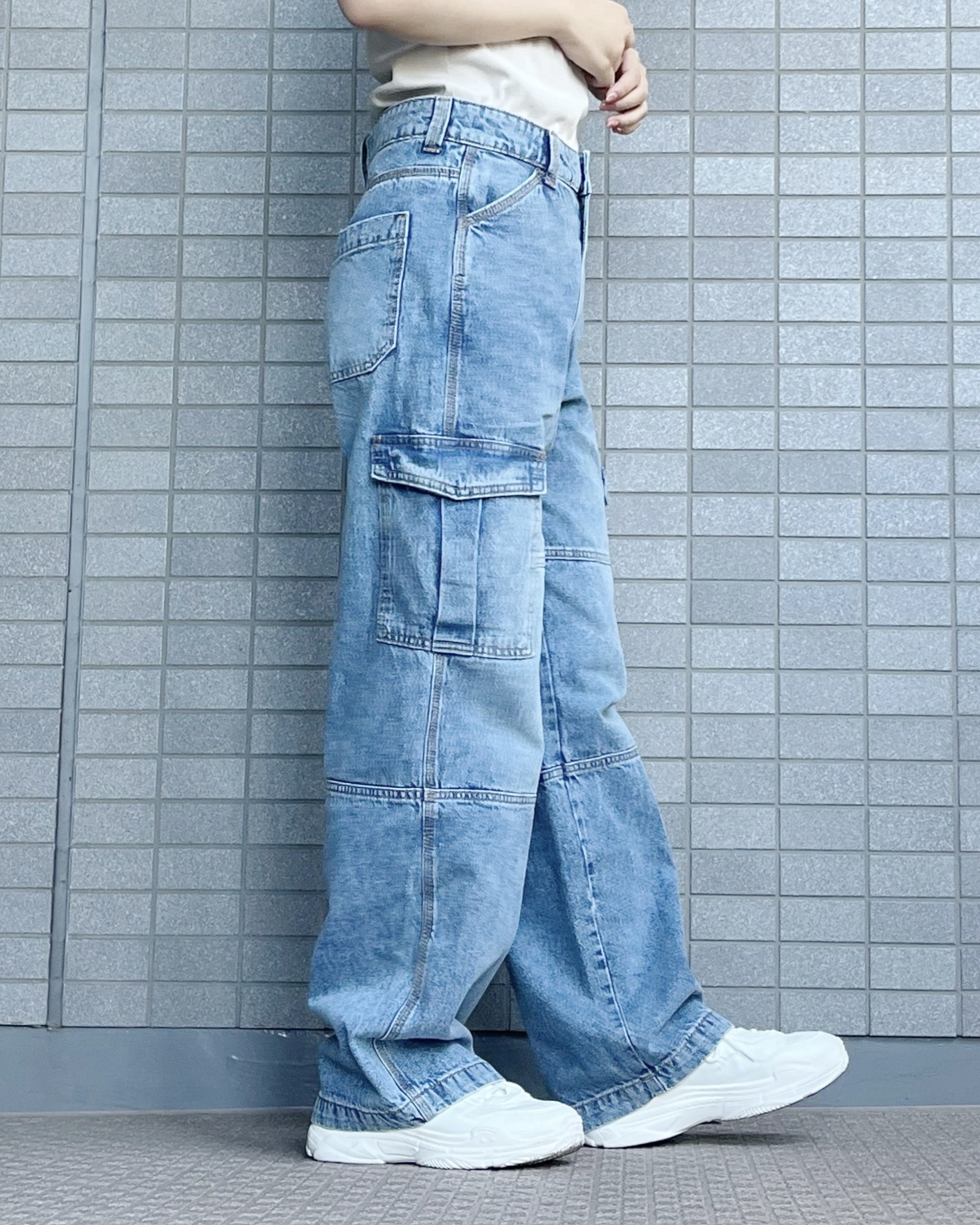 H＆M（エイチアンドエム）のおすすめのデニム「デニムカーゴパンツ」