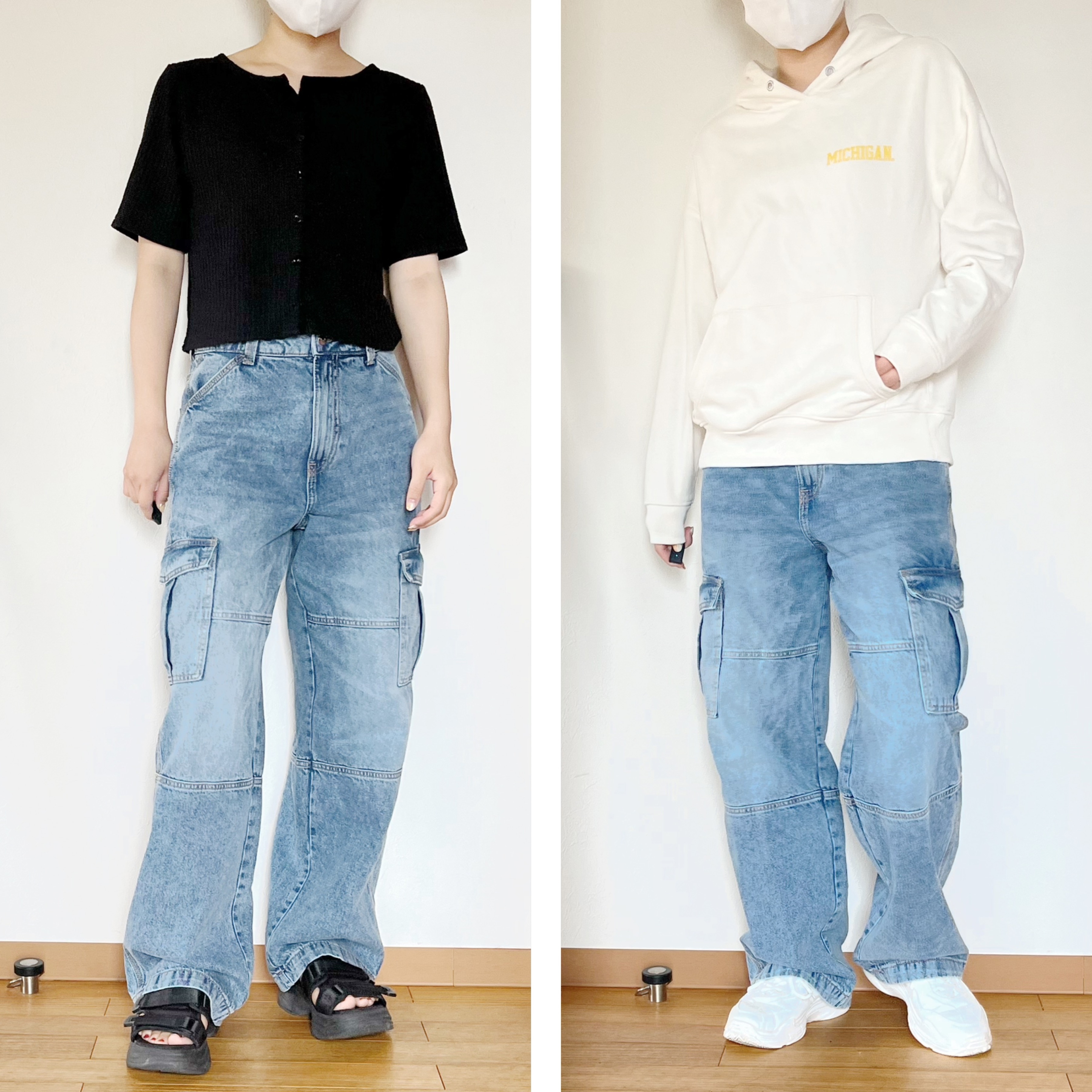 H＆M（エイチアンドエム）のおすすめのデニム「デニムカーゴパンツ」