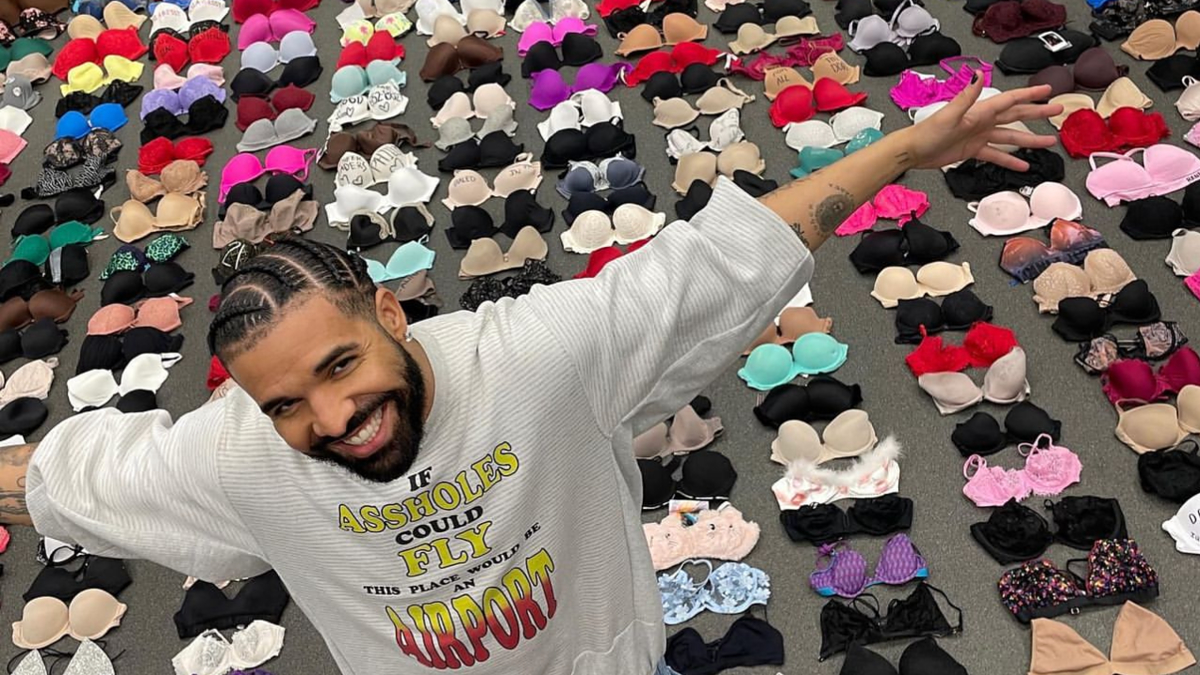 Playboy shares first photo after hiring woman who threw 36G bra at Drake