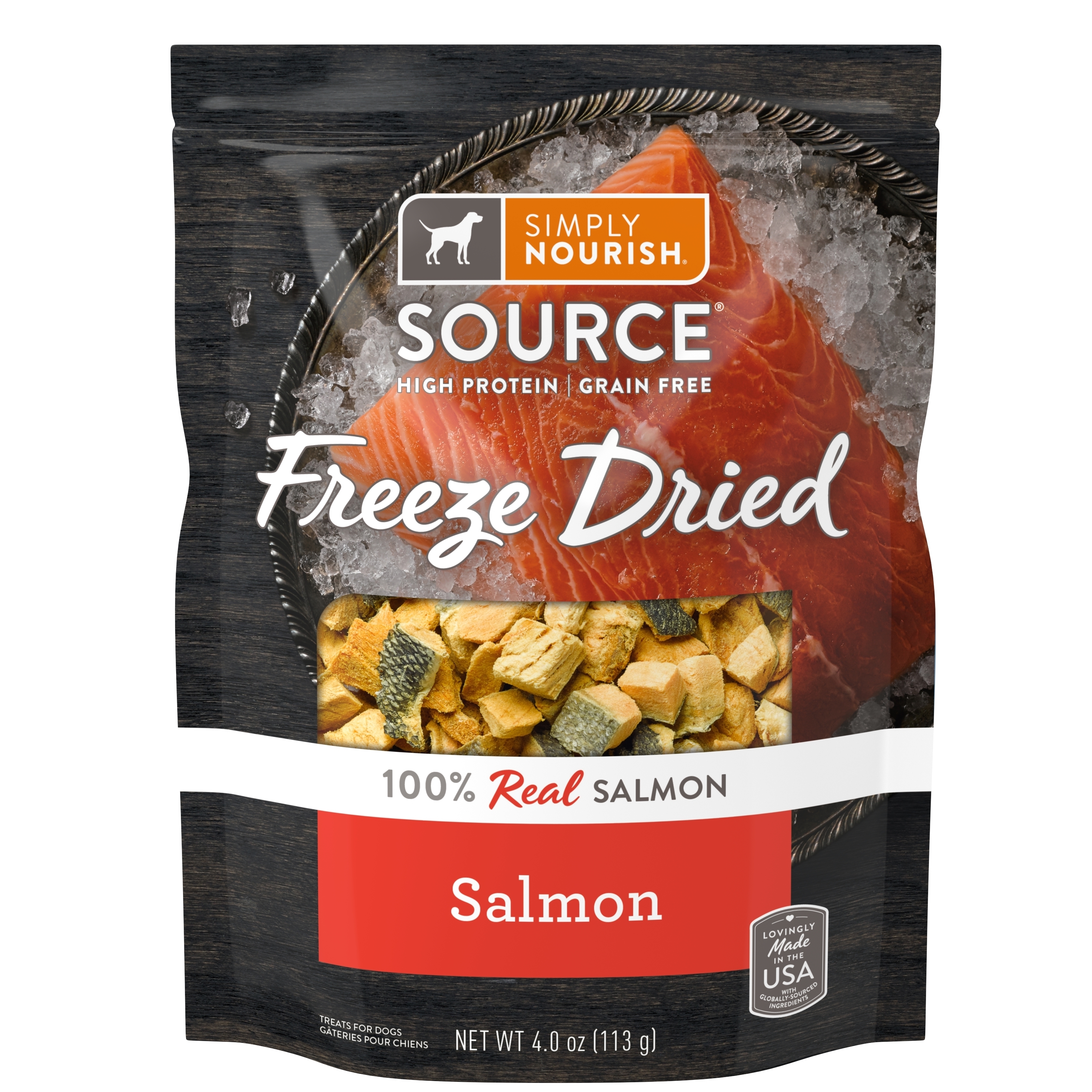 freeze dried salmon dog food
