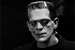 Closeup of Frankenstein