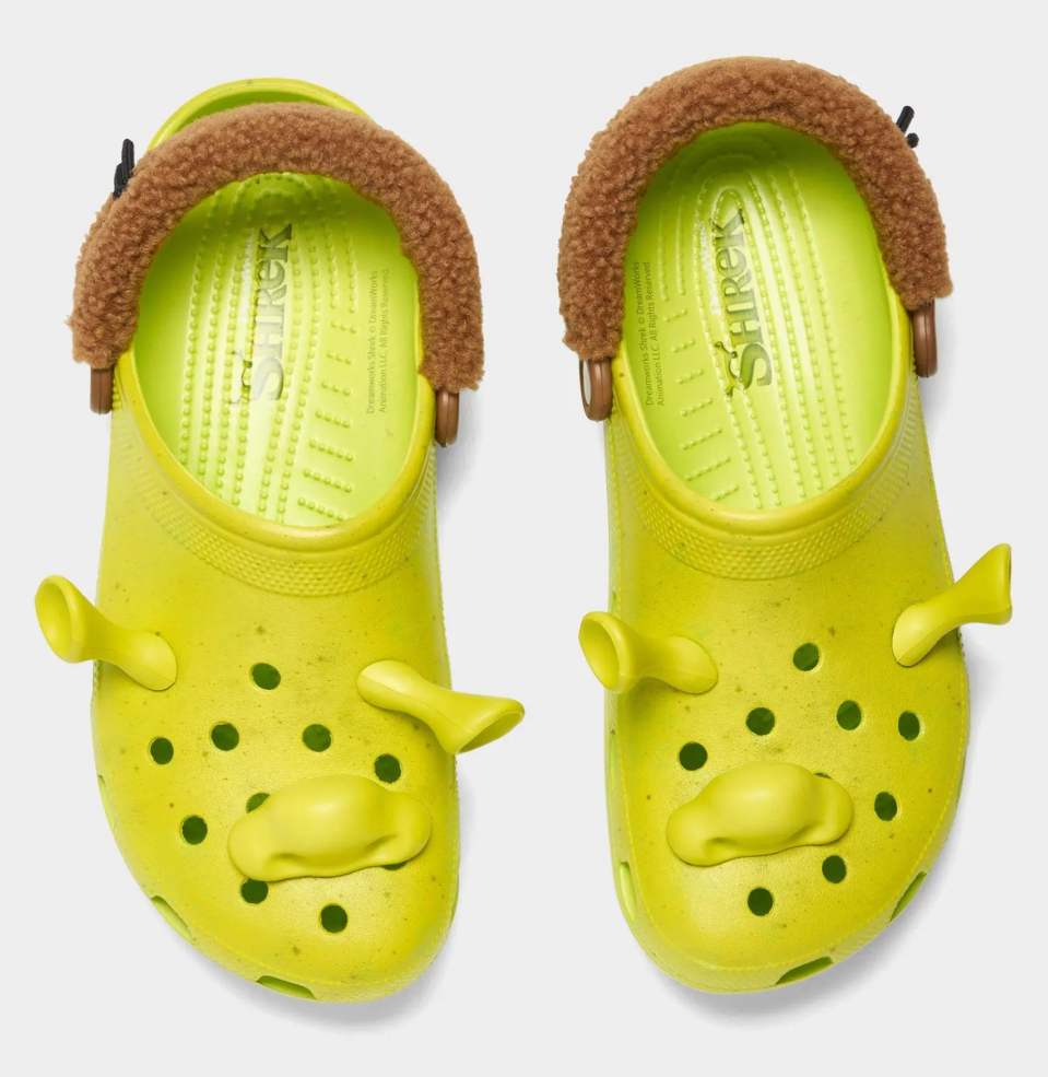SHREK CROCS ARE COMING SOON FOR $60! 🌱🦠👀 • • @crocs are slowly