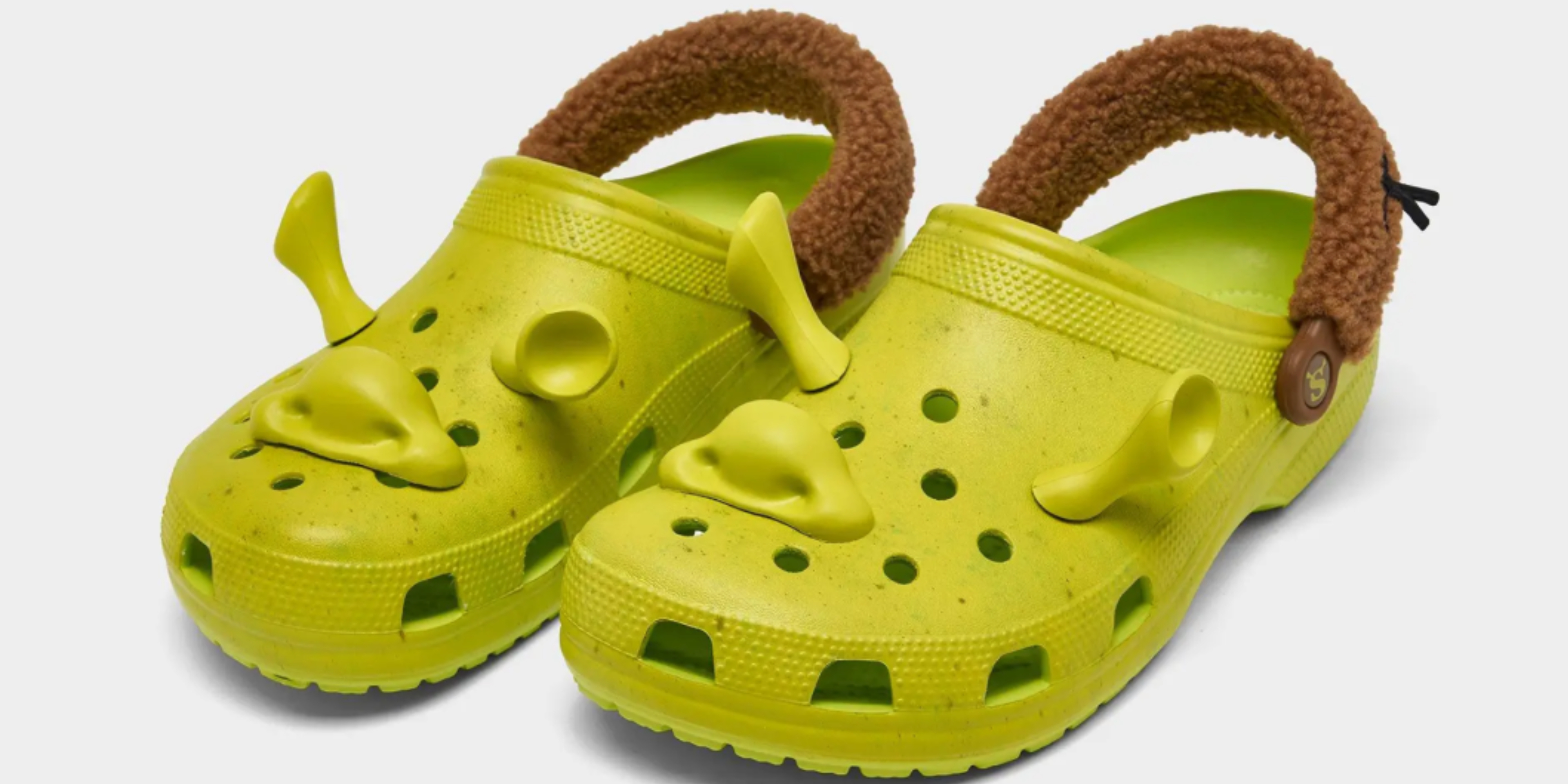 DreamWorks Shrek Crocs Classic Clog Men's Size 6 Womens 8 Ogre Green