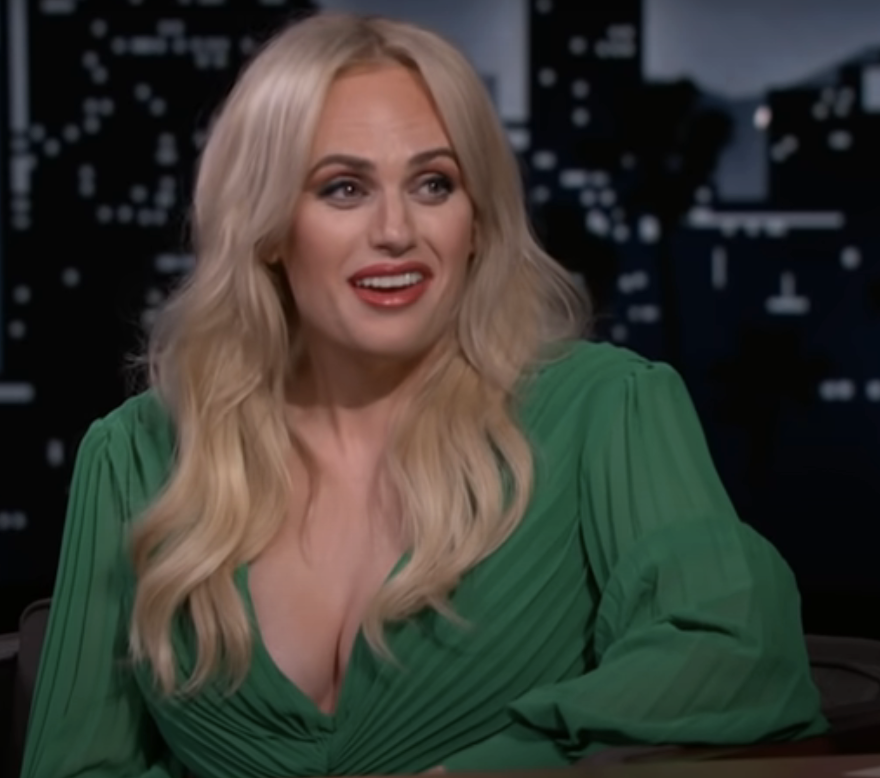 Closeup of Rebel Wilson