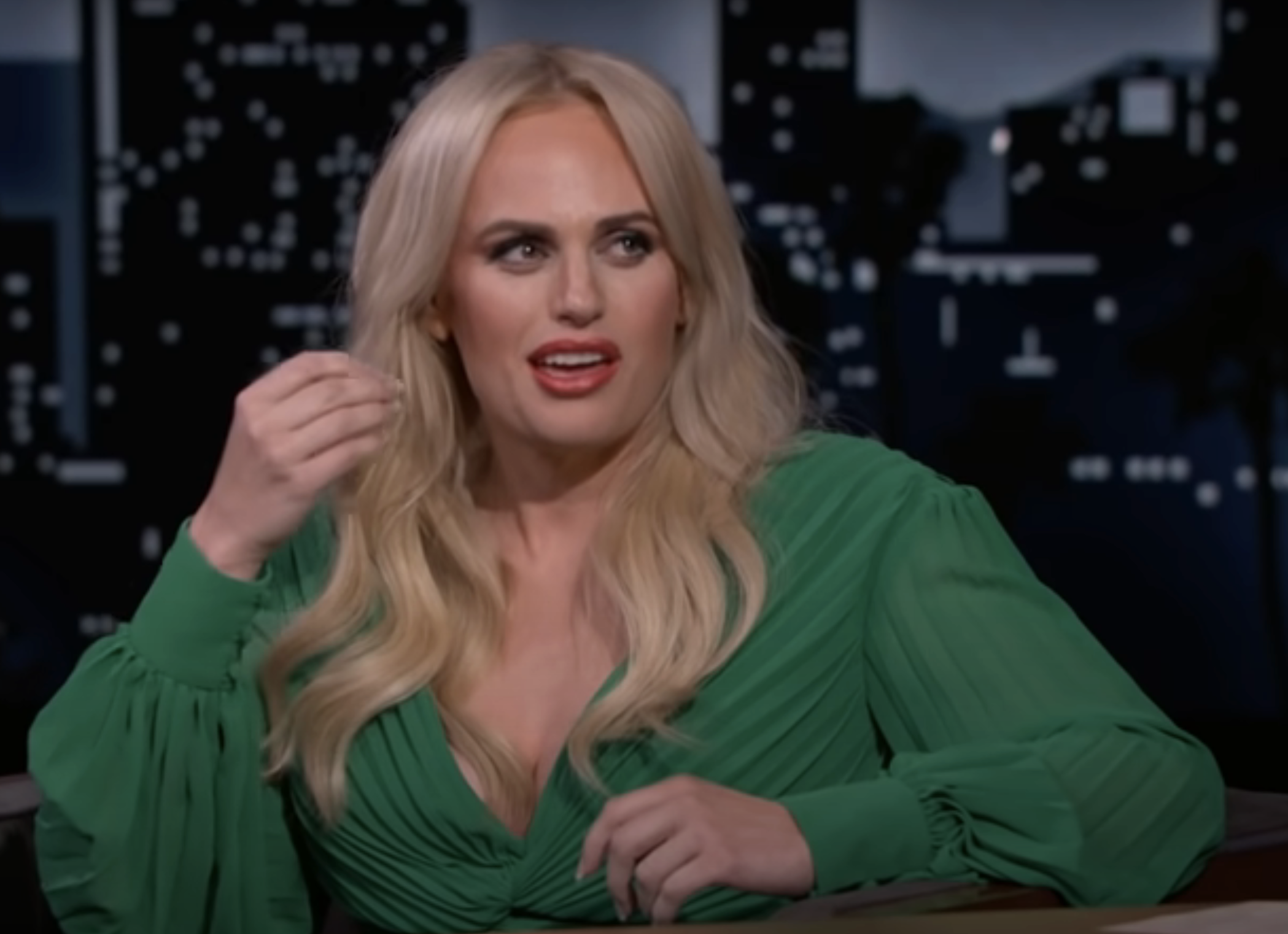 Closeup of Rebel Wilson