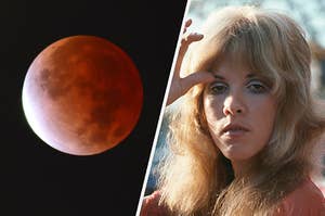 A red moon and Stevie Nicks.
