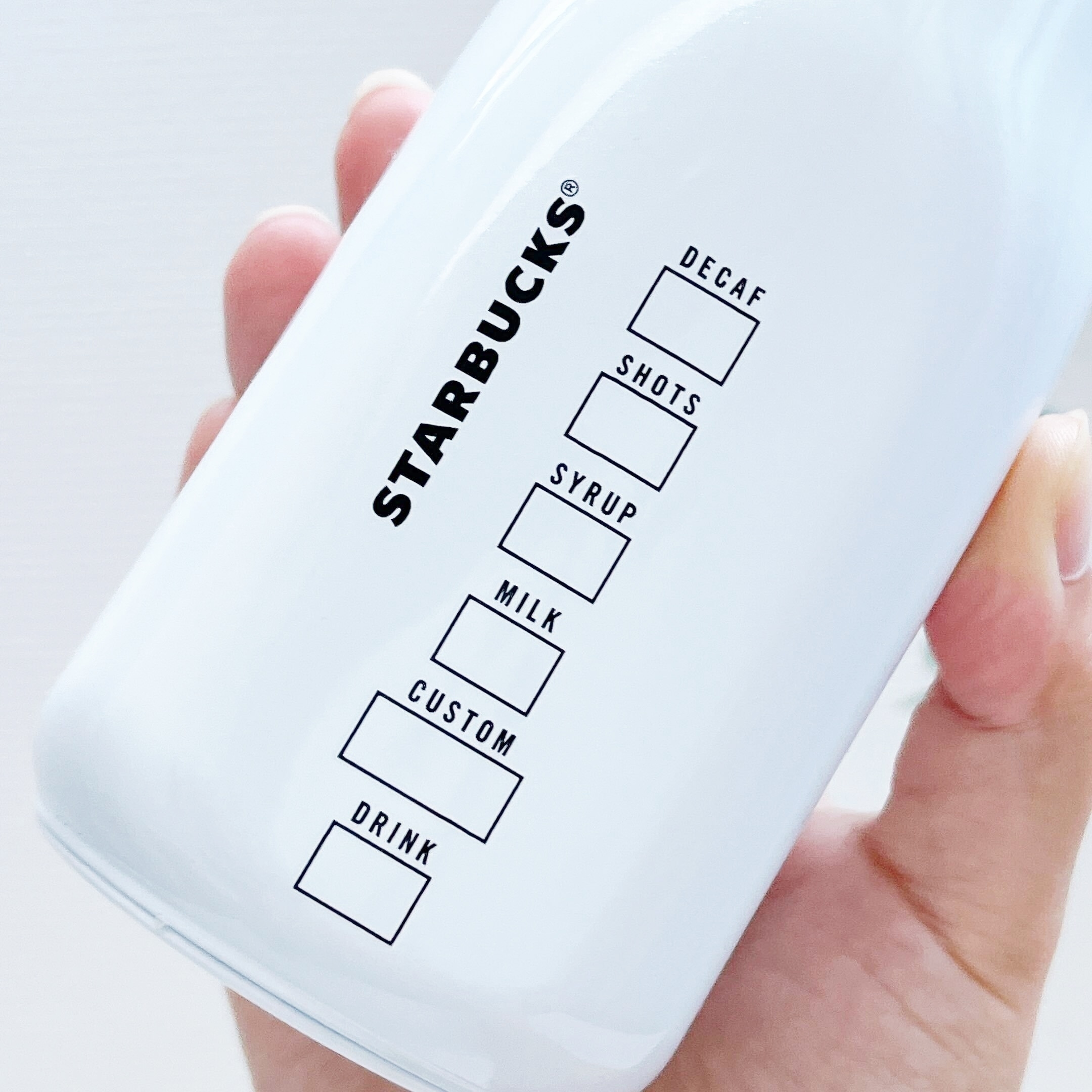 Starbucks Coffee（スターバックスコーヒー）のオススメのボトル「ステンレスミニボトルホワイト237ml」