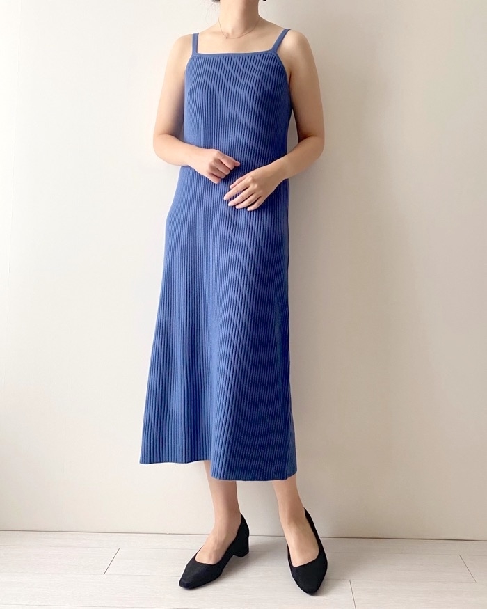 GUのオススメの商品「マルチウェイリブニットワンピース（長袖）」