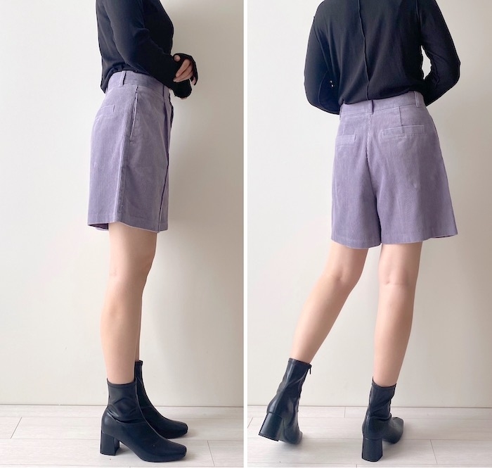 GUのオススメの商品「コーデュロイショートパンツ+E」