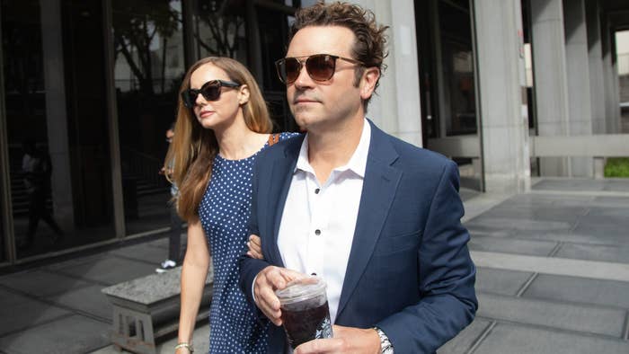danny masterson seen with wife