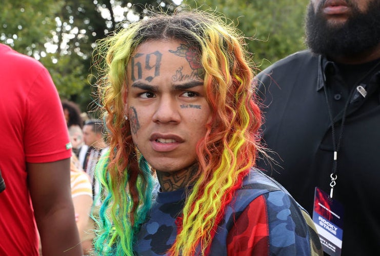 Closeup of 6ix9ine