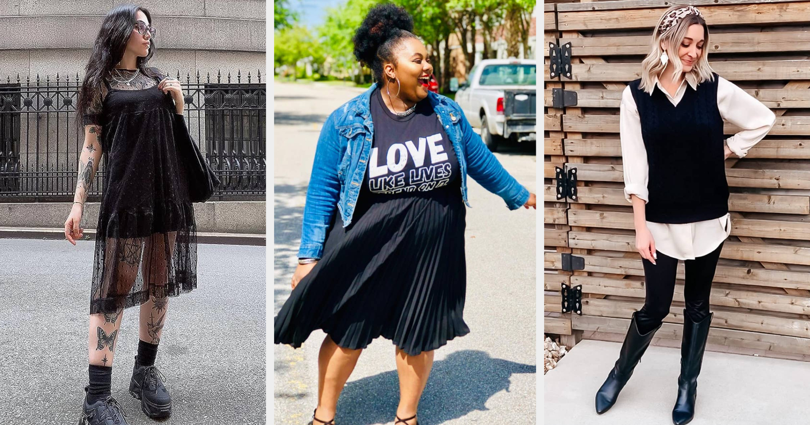 Black jean skirt outlet outfit quiz buzzfeed