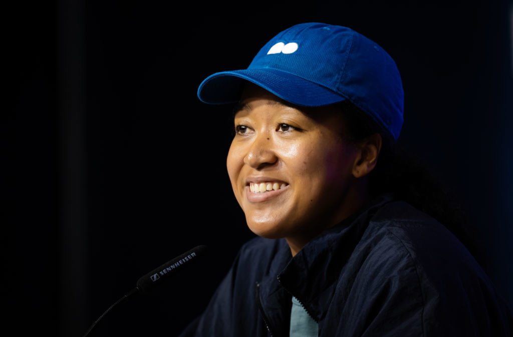 A closeup of Naomi Osaka