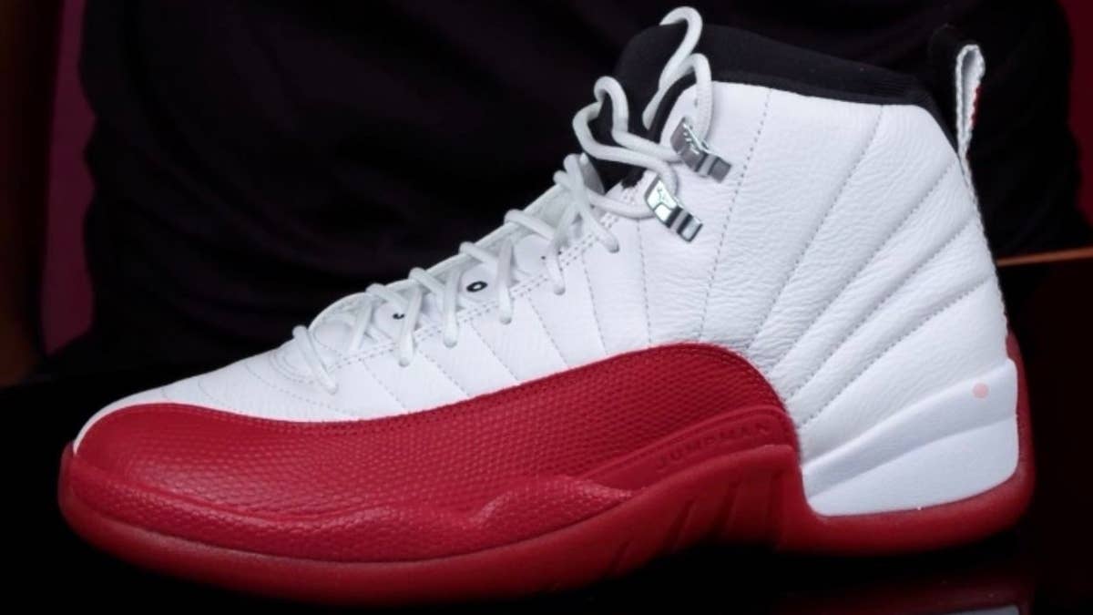 The original 'Cherry' colorway of the Air Jordan 12 is returning to retail soon. Here's an official first look.