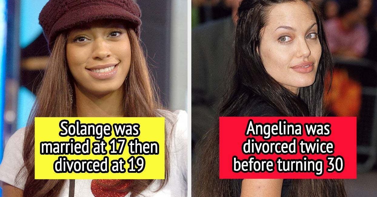19 Celebrities Who Were Married And Divorced Before 30