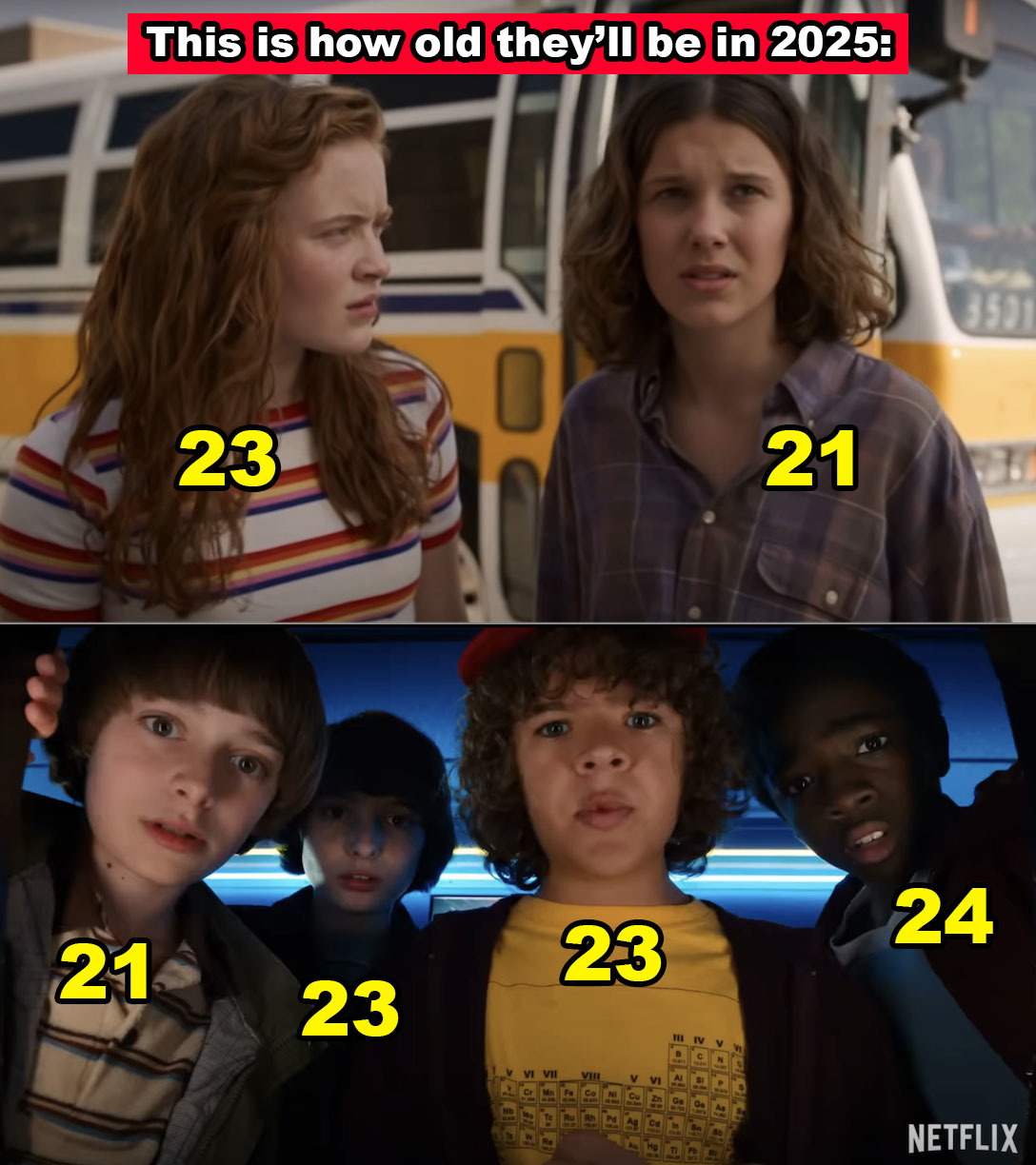The &quot;child&quot; actors in the series