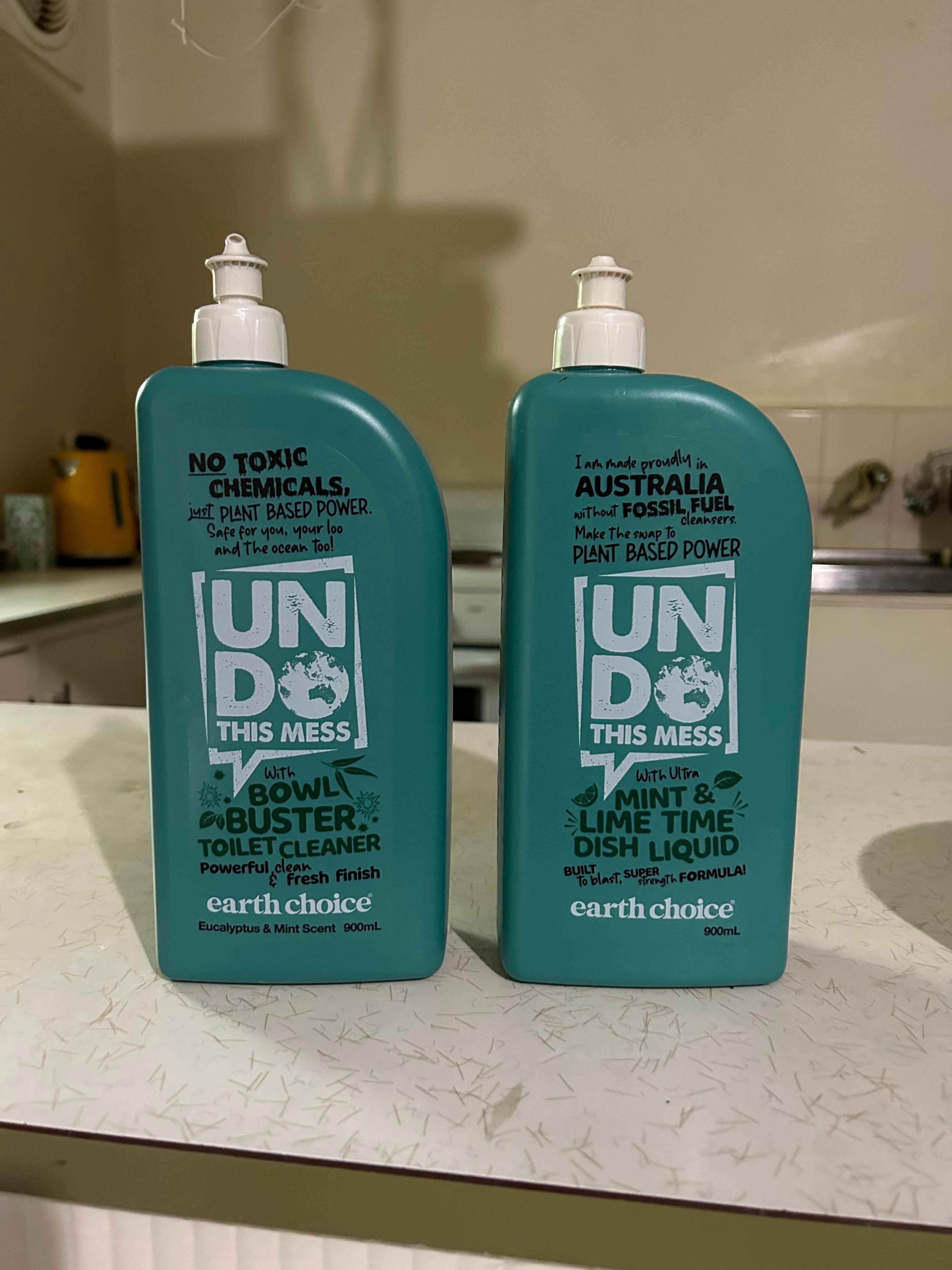 the two products in the same bottle design and labels