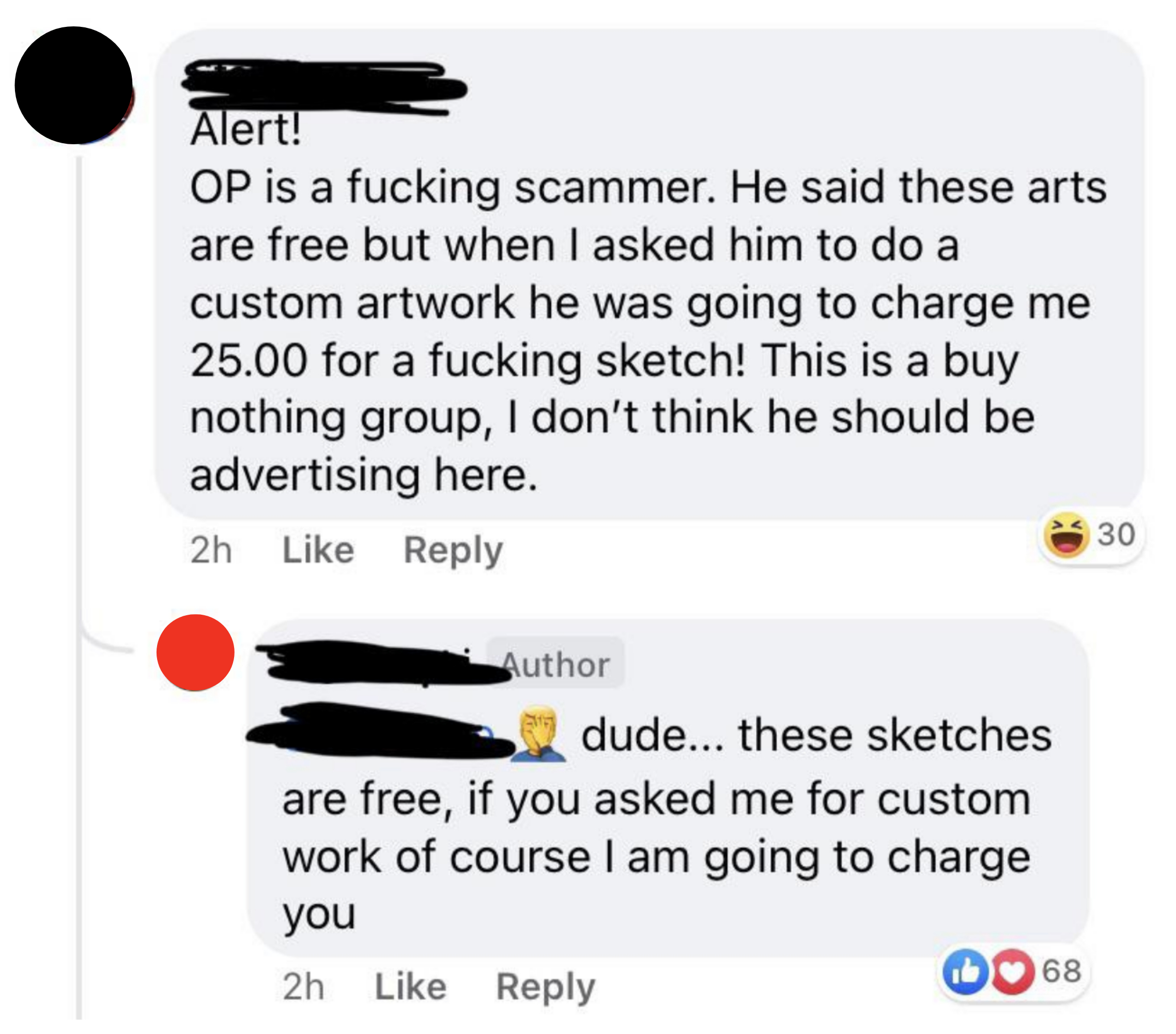 &quot;if you asked me for custom work of course I am going to charge you&quot;