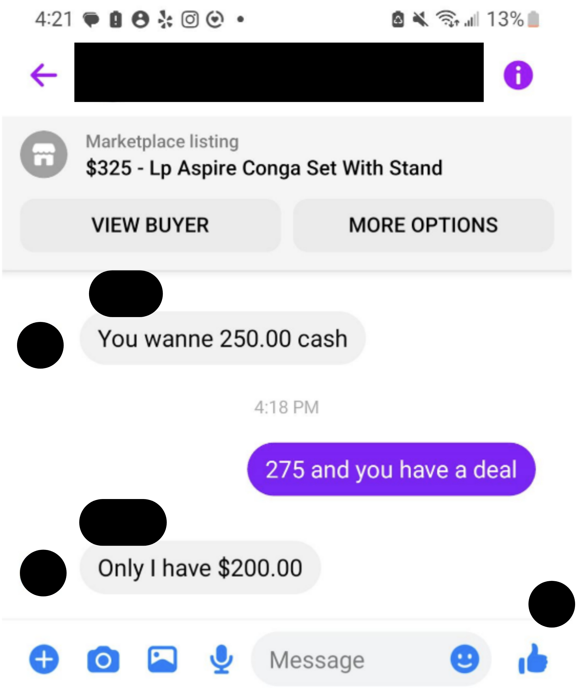 &quot;Only I have $200.00&quot;