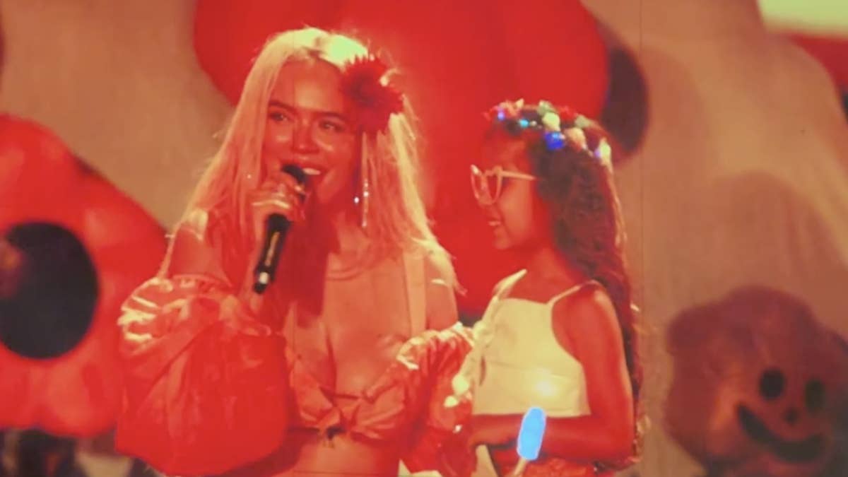 The young fan left an impression on the Colombian singer and brought her up on stage for a performance.