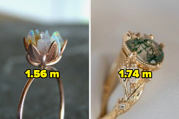 Puedo adivinar cuánto mides si me dices cuáles de estos anillos usarías