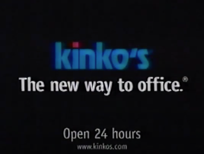 Kinko&#x27;s advert