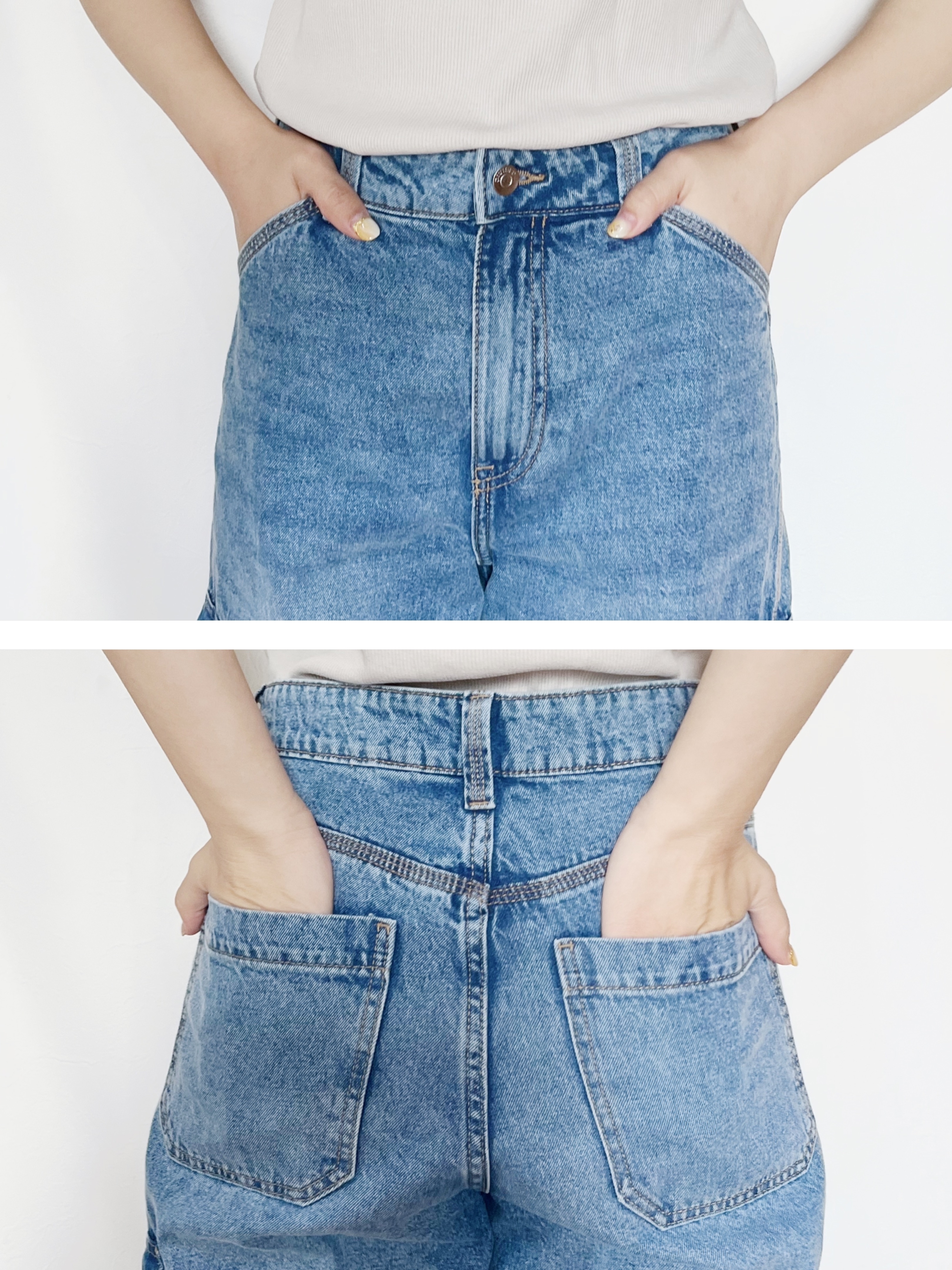 H&M(エイチアンドエム)のおすすめのデニム「デニムカーゴパンツ」