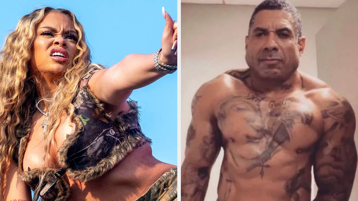 Latto pokes fun at Coi's father's neck, which has been roasted in the past due to Benzino's muscular build.