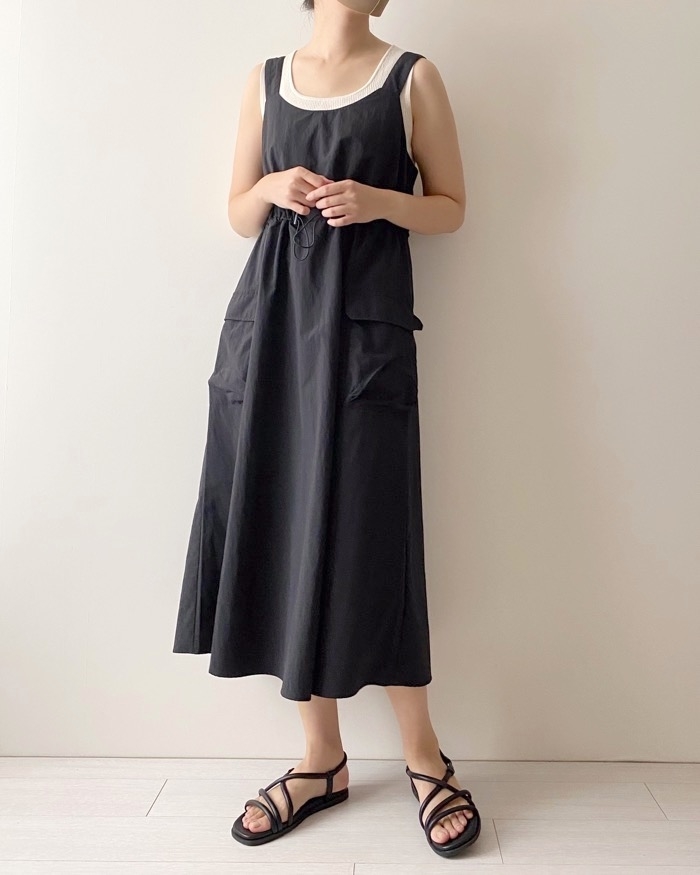 GU（ジーユー）のおすすめアイテム「ユーティリティジャンパードレスQ+E」