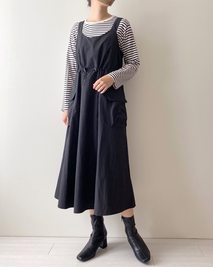 GU（ジーユー）のおすすめアイテム「ユーティリティジャンパードレスQ+E」