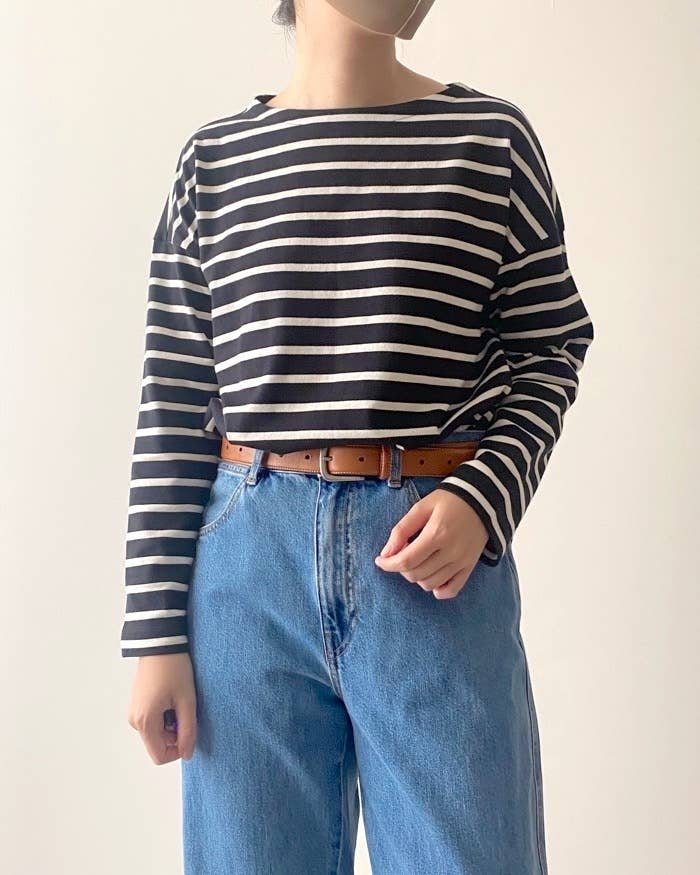 ユニクロのオススメの商品「ボーダーTシャツ(長袖)」