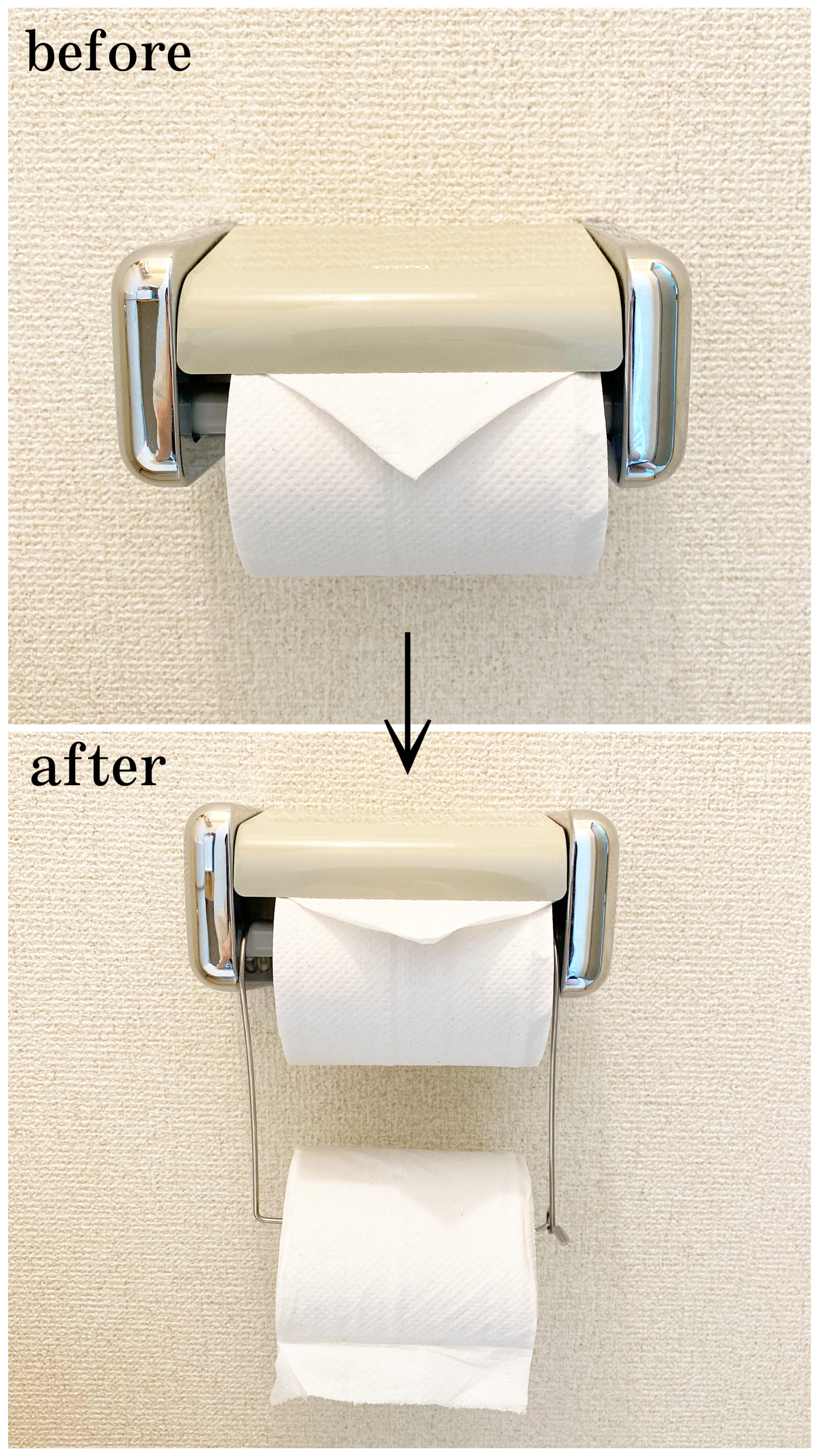 DAISO(ダイソー)のおすすめ便利グッズ「ステンレストイレットペーパーホルダー」